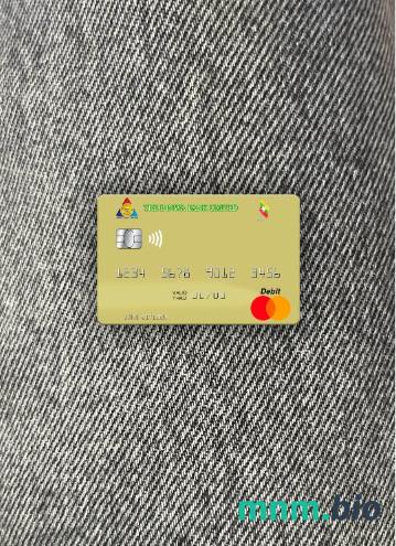 Myanmar Innwa bank Limited wygląd zdjęcia mastercard skan PSD + zdjęcie
